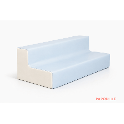 Banquette 3 places en mousse - hauteur 15 cm