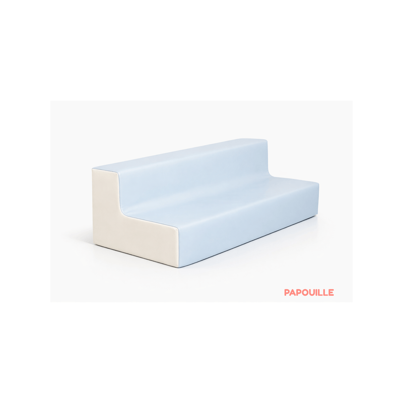 Banquette 3 places en mousse - hauteur 15 cm