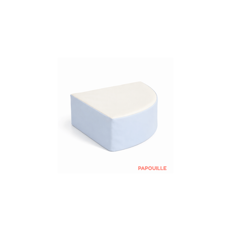 Pouf triangle en mousse imperméable assise 15 cm