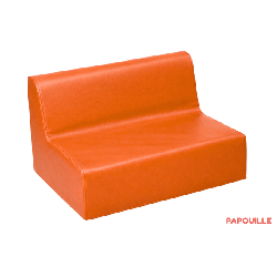 Banquette enfant 2 à 3 places en mousse pvc h. 17cm