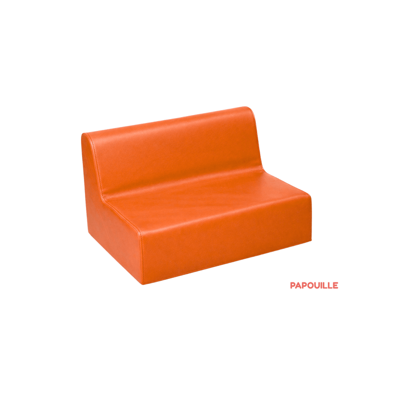 Banquette enfant 2 à 3 places en mousse pvc h. 17cm