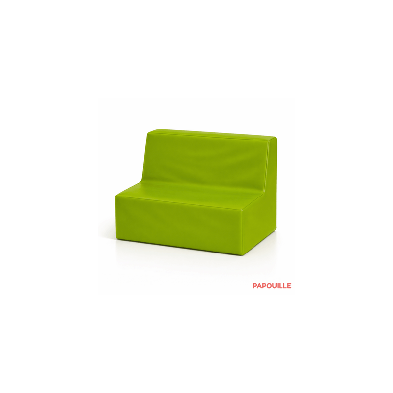 Banquette enfant 2 à 3 places en mousse pvc h. 25cm