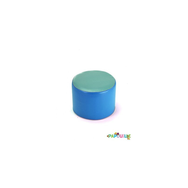 Pouf cylindre en mousse pvc h.25cm