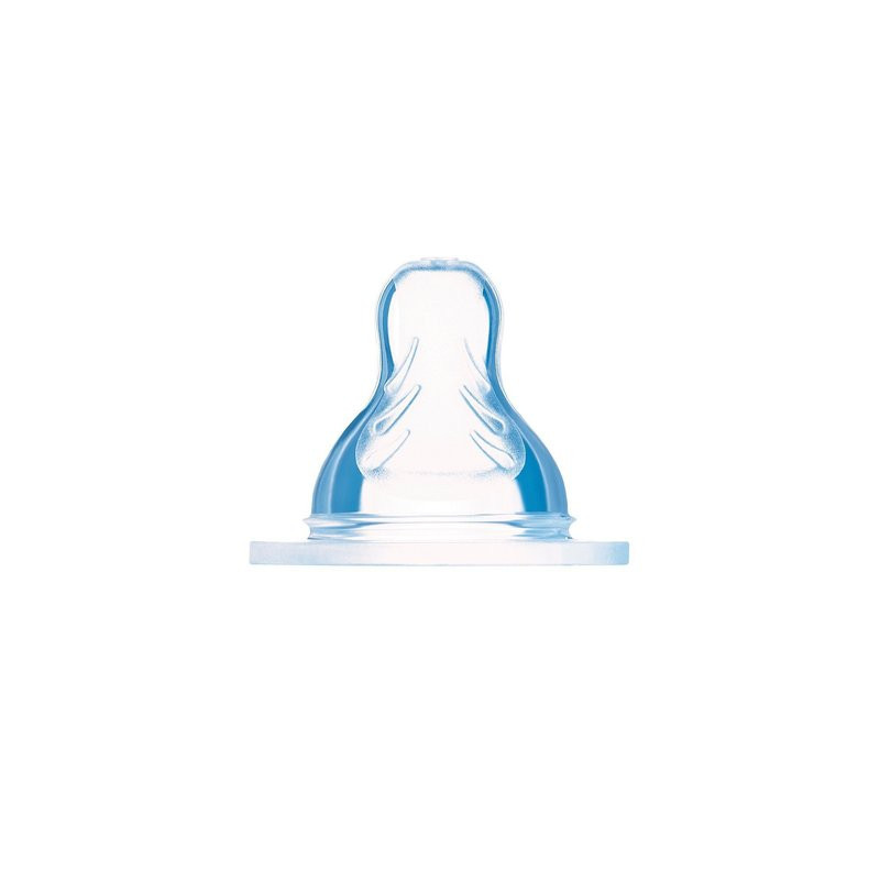 Lot de 2 Tétines anatomiques - Débit 2 - Moyen - Silicone MAM