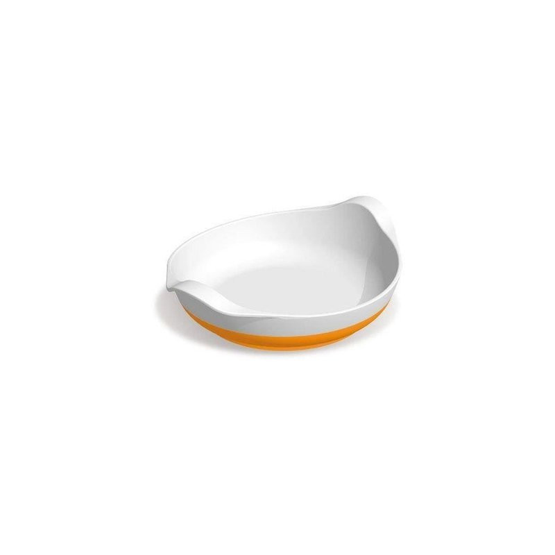 Assiette anti dérapante bleue