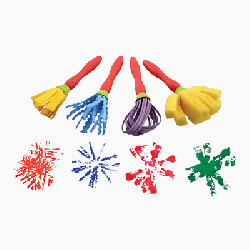 Set de 4 brosses à texture