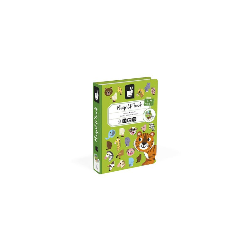 Livre puzzle magnétique les animaux