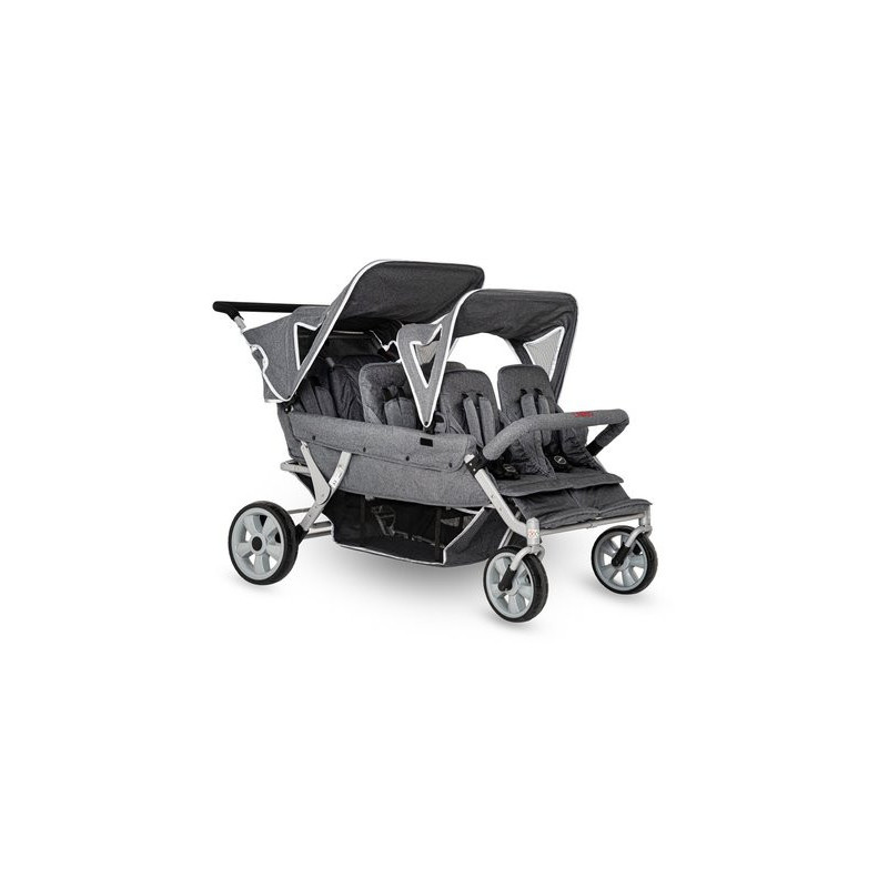 Poussette 6 places cabrio