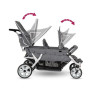 Poussette 6 places cabrio