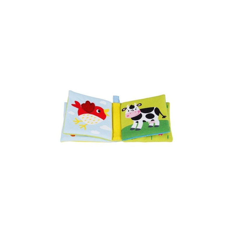 Livre d'images en tissu sonore pour crèche