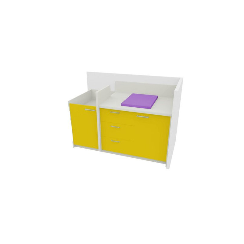 Table à langer sans cuve 135 x 85 cm