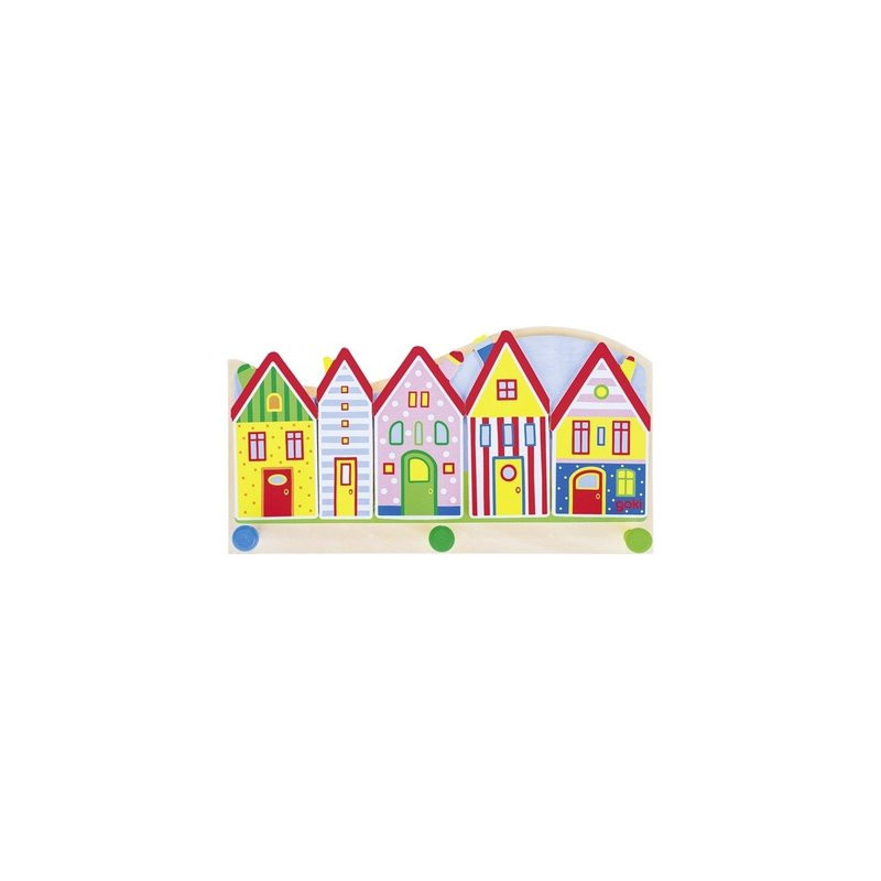 Porte manteau enfant, le village