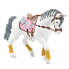 Lot de 4 figurines cheval -enfant-
