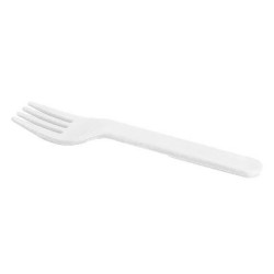 Fourchette pla blanc