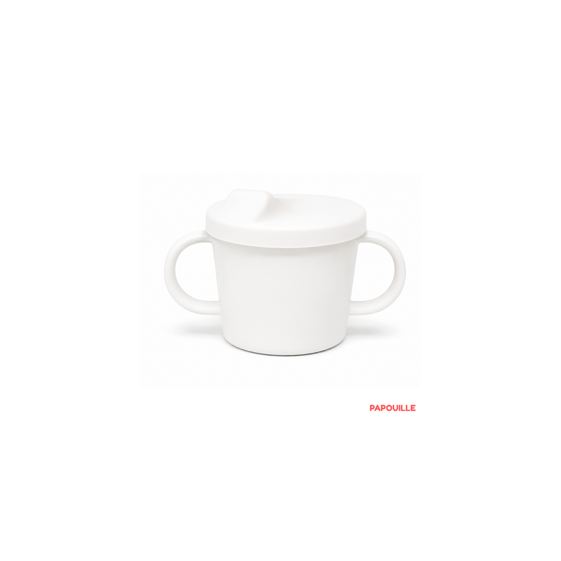 Tasse apprentissage blanche écologique
