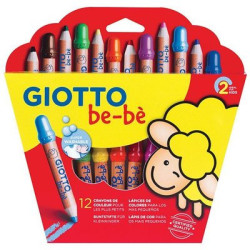 Etui 12 crayons maxi giotto bebe