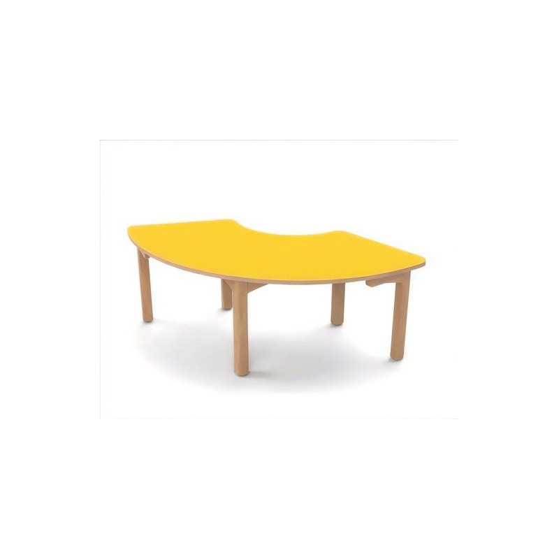Table en bois 1/3 anneau t2 h53 naturel