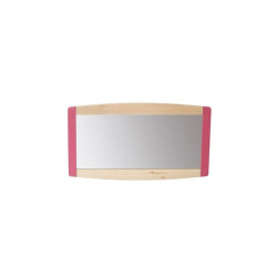 Miroir enfant avec cadre sans barre de soutien 120x60cm naturel