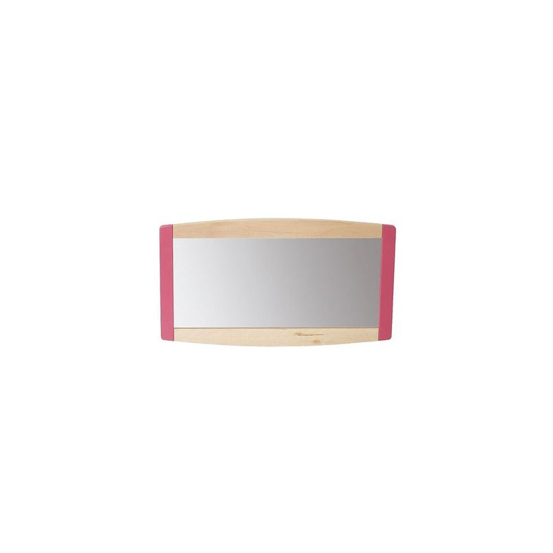 Miroir enfant avec cadre sans barre de soutien 120x60cm naturel