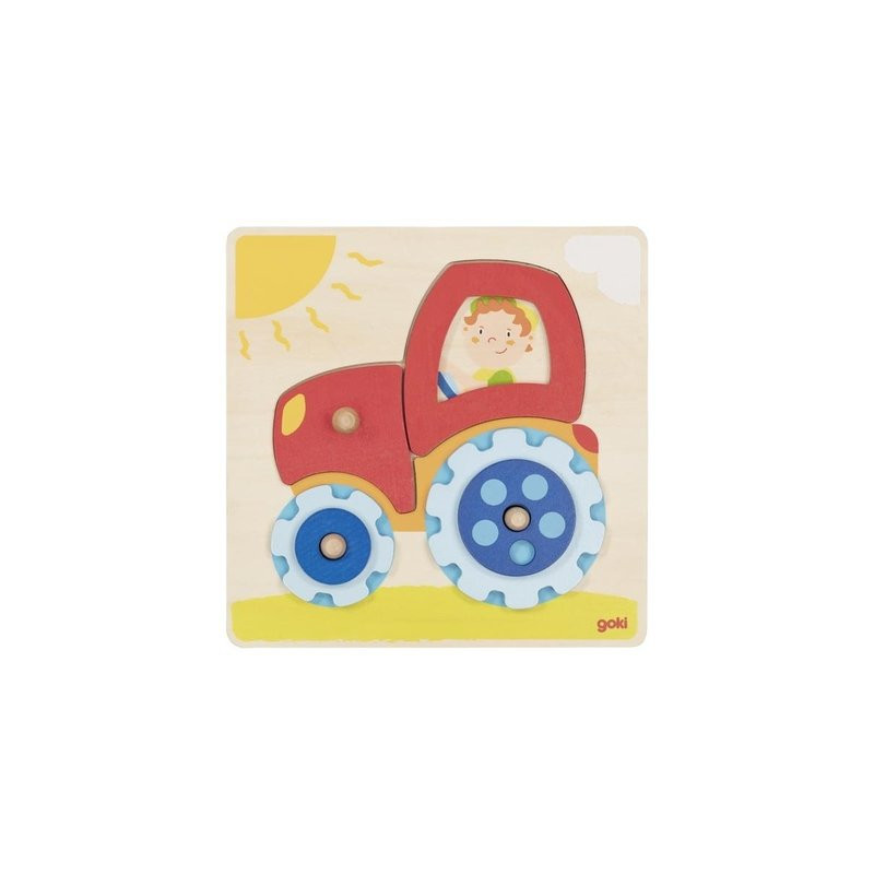 Puzzle tracteur fermier