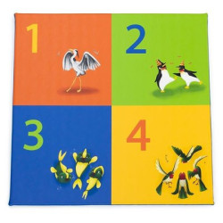 Tapis de gym ludique les chiffres 130 x 130 x 3 cm