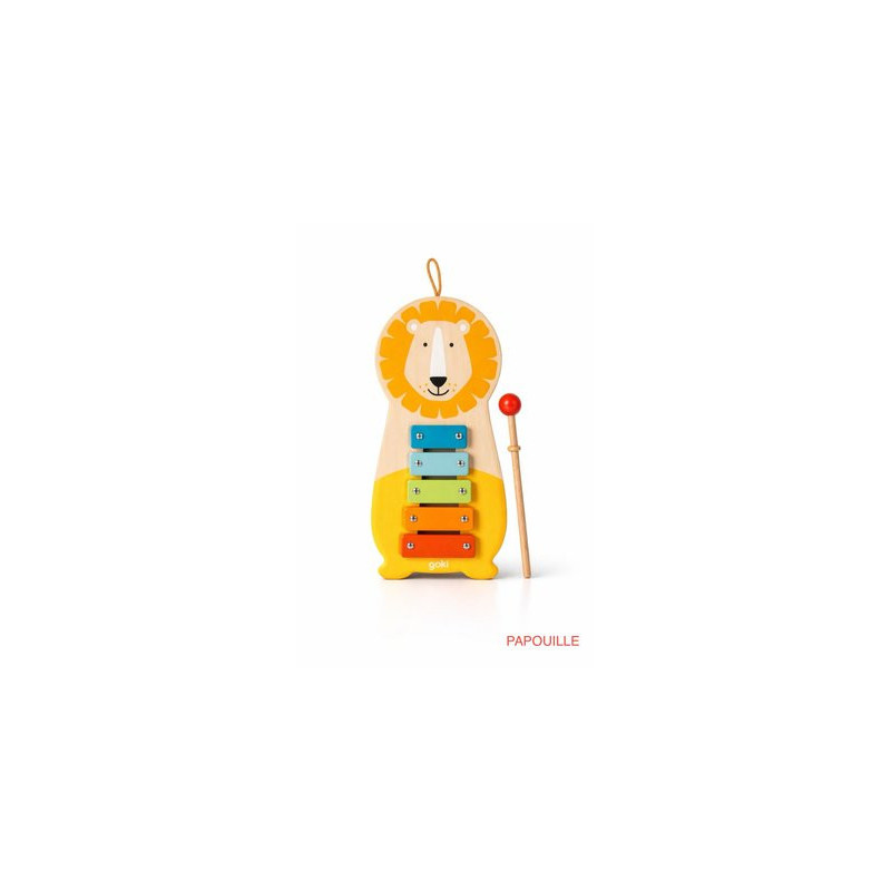 Métallophone lion - enfant
