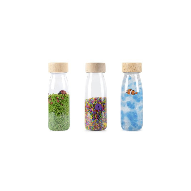 Lot de 3 bouteilles sensorielles eco