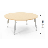 Table ronde Oscar 120 cm réglable en hauteur