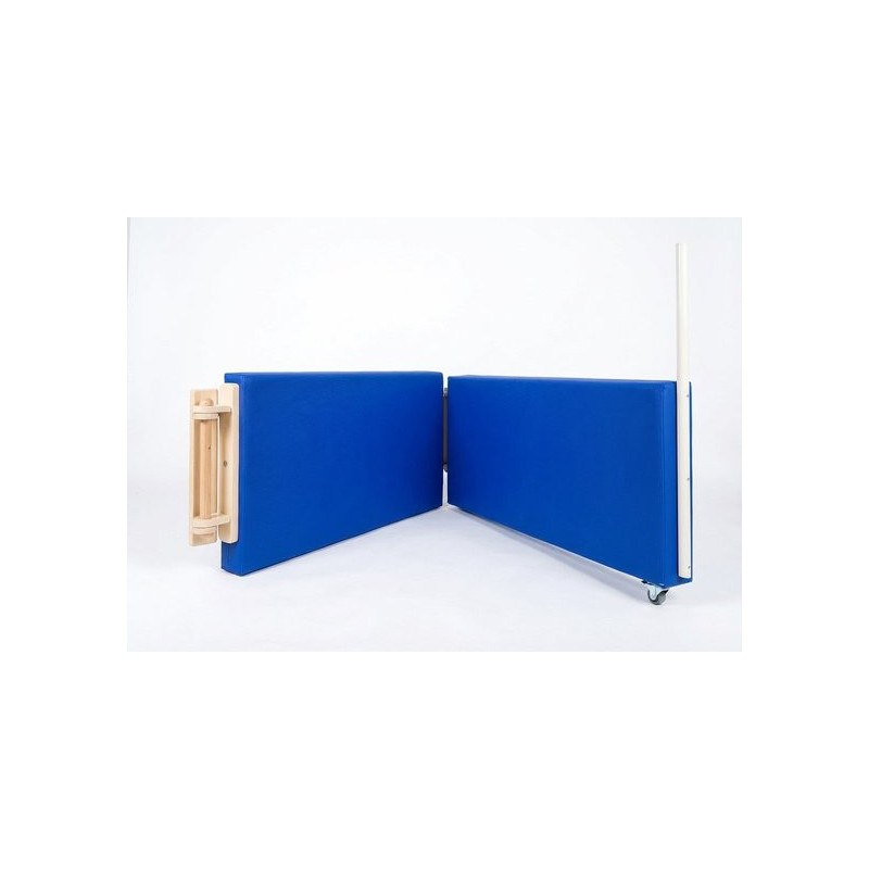 Barrière de séparation rabattable au mur