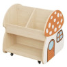Bibliothèque crèche champignon