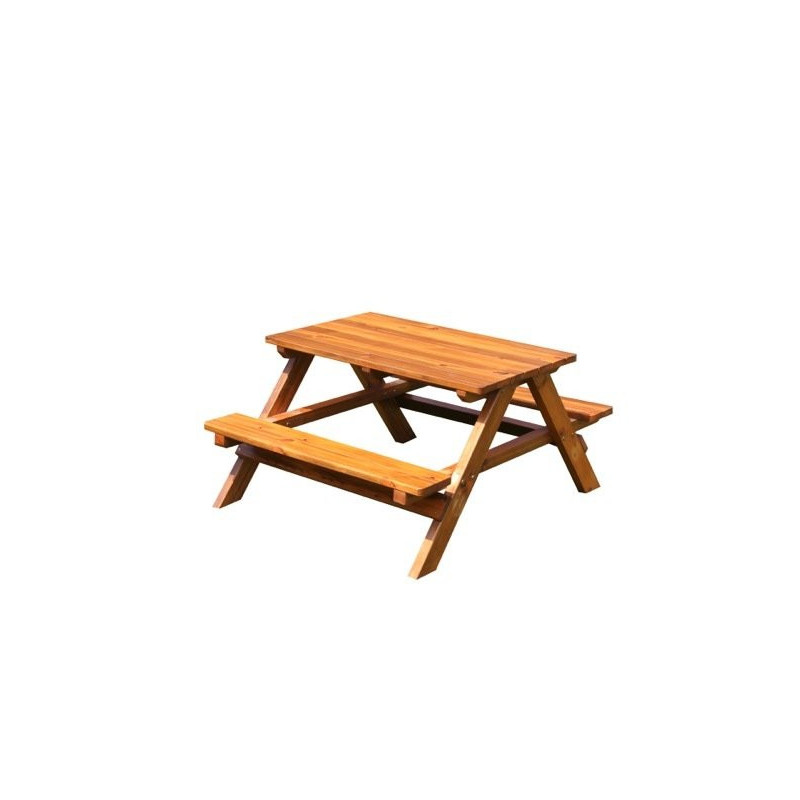 Table de pique-nique extérieur bois enfant