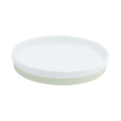 Assiette plate antidérapante céramique