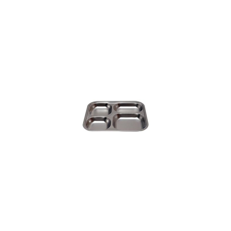 Plateau inox 4 compartiments enfant