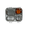 Plateau inox 4 compartiments enfant