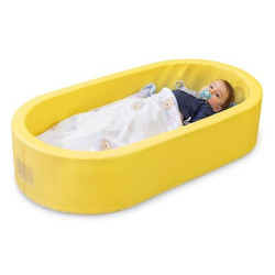 Lit couchette en mousse ovale Orange