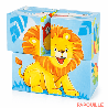 Puzzle de cubes animaux sauvages