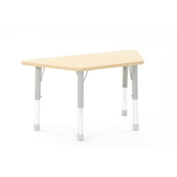 Table trapèze réglable en hauteur 120 x 60 cm