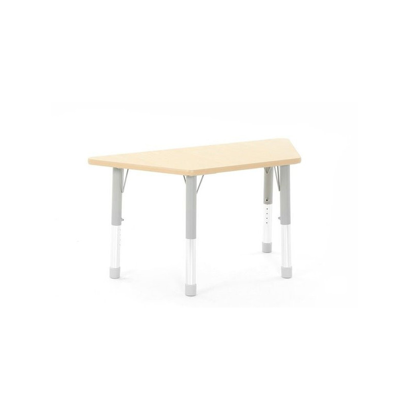 Table trapèze réglable en hauteur 120 x 60 cm