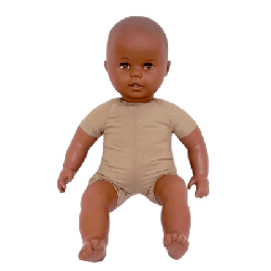 Grand poupon bébé 50 cm Africain