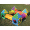 Aire de jeux cubique château