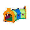 Tunnel de jeux extérieur 3 wagons spéciale collectivité