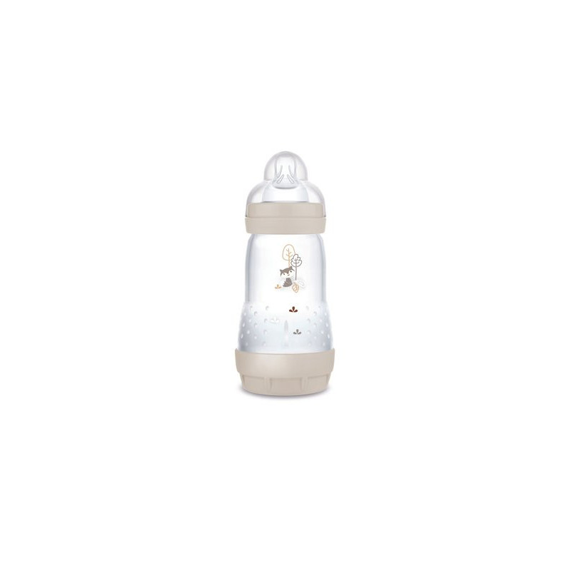 MAM Biberon Easy Start / Anti-Colique - 260ml - Sable - Tétine Débit 1