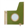 Portillon de séparation avec fenêtre oculus sur mesure