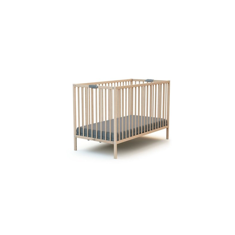 Lit bébé pliant 60x120 sans traitement ni peinture