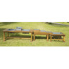 Set de 3 tables d'eau en plein air