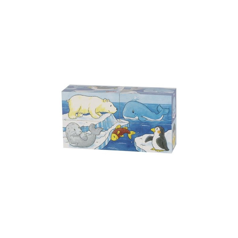 Puzzle de cube savane et banquise