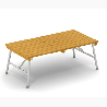 Table d'extérieur 120cm, Pliable