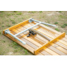 Table d'extérieur 150 cm, Pliable