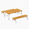 Banc d'extérieur empilable - 120 cm