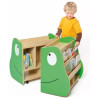 Rangement de livres mobiles et pliables